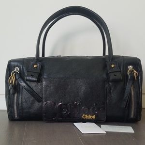 SOLD Chloe Black Leather Shoulder Bag